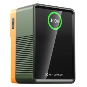 k&f concept v mount battery 99wh (14.8v/6700mah) pd100w mini v mount battery